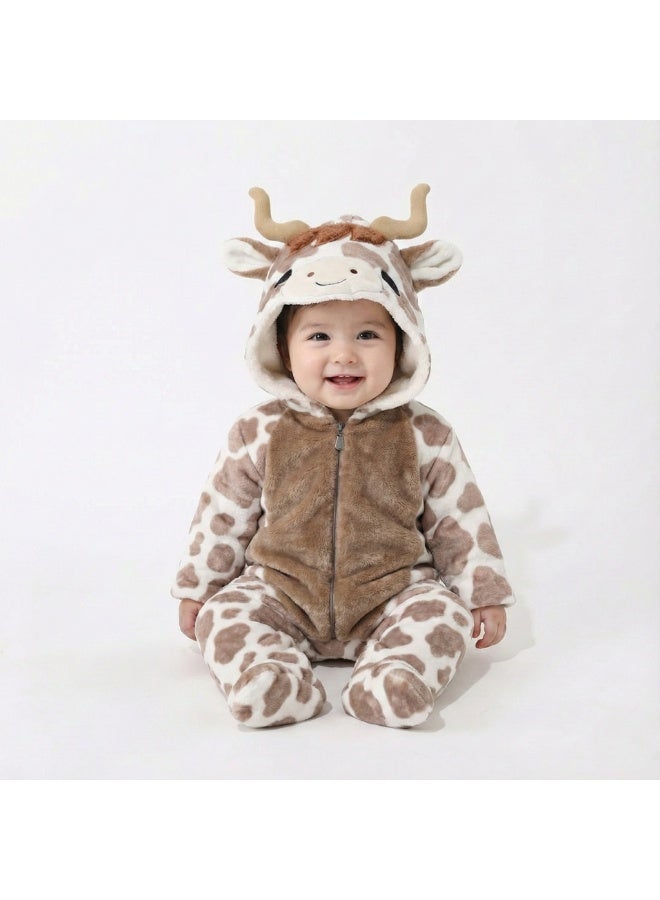Cloud Fashion Newborn Mini Moo Jumpsuit - Image 1